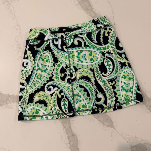 T by Talbots Floral Paisley Print Skort Tennis Skirt Womens Small Petite Green - Picture 6 of 8
